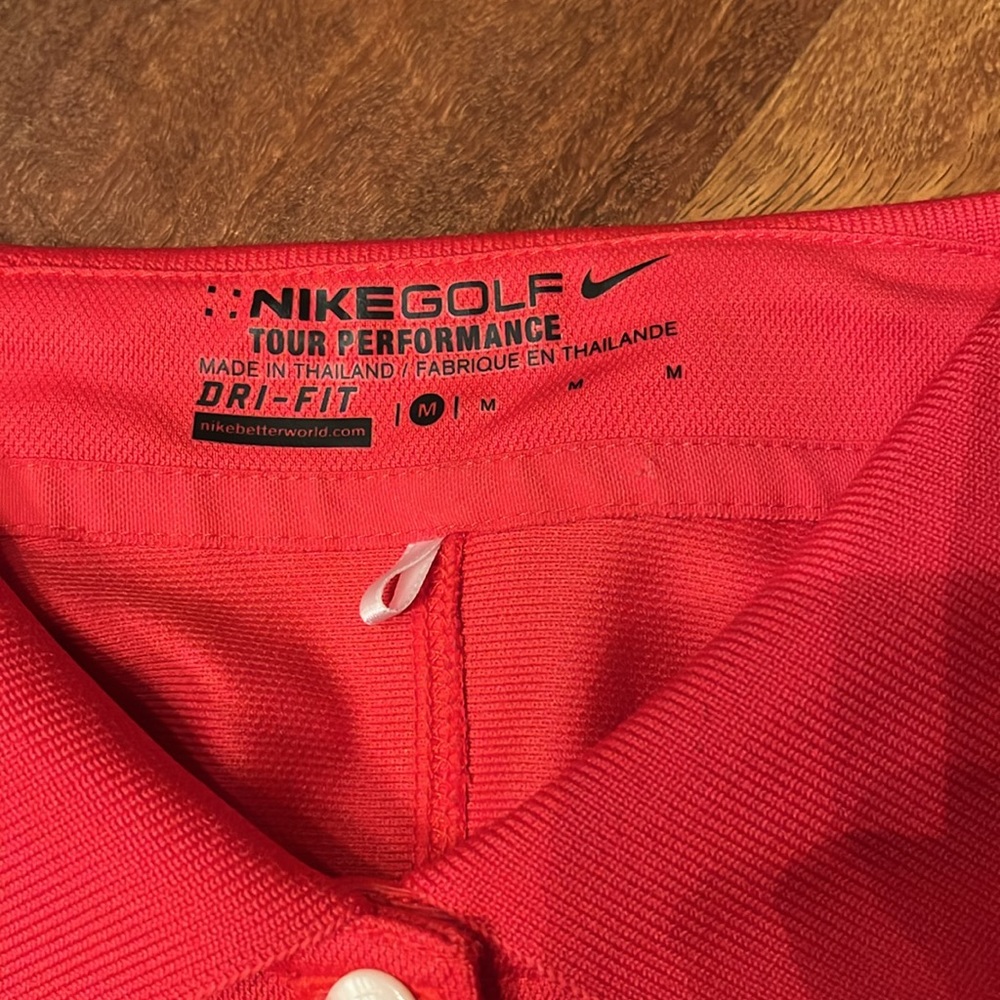 Like new orange Nike Golf Tour Performance long sleeve top - Picture 2 of 15